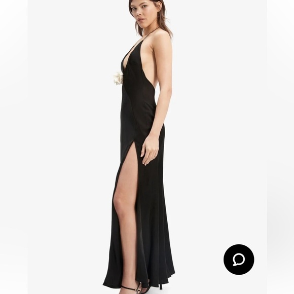 Bardot Corsage Aradia Halter Dress In Black
Style # 59278DB Silky Sexy Size 10 - Picture 2 of 15